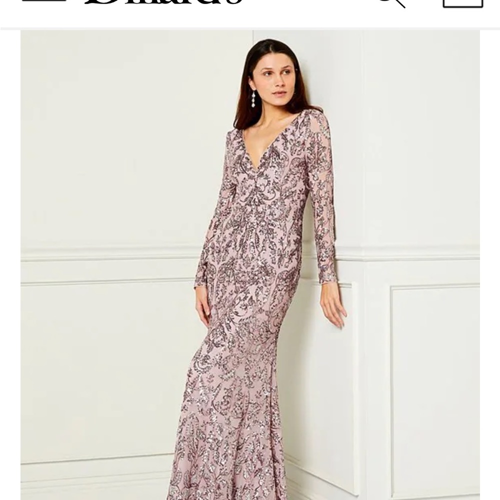 Adrianna Papell mother of the bride dress wedding sz 4, pink, rose, formal, NWT